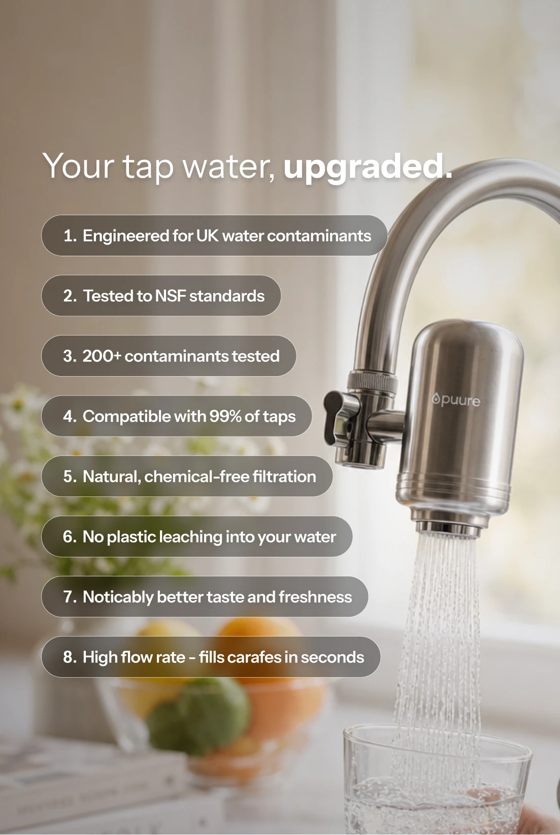 Puure® 3.0 Kranfiltersystem