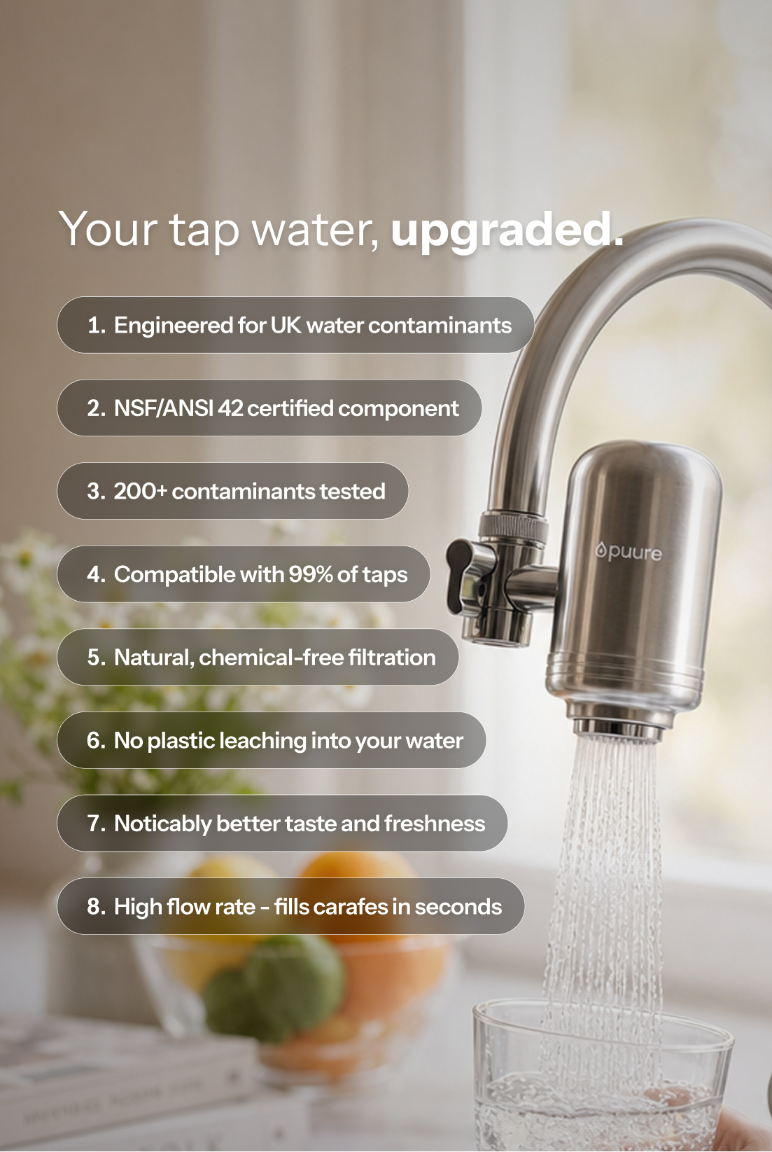 Puure® 3.0 Kranfiltersystem