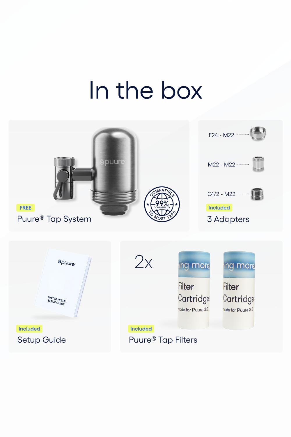 Puure® 3.0 Kranfiltersystem